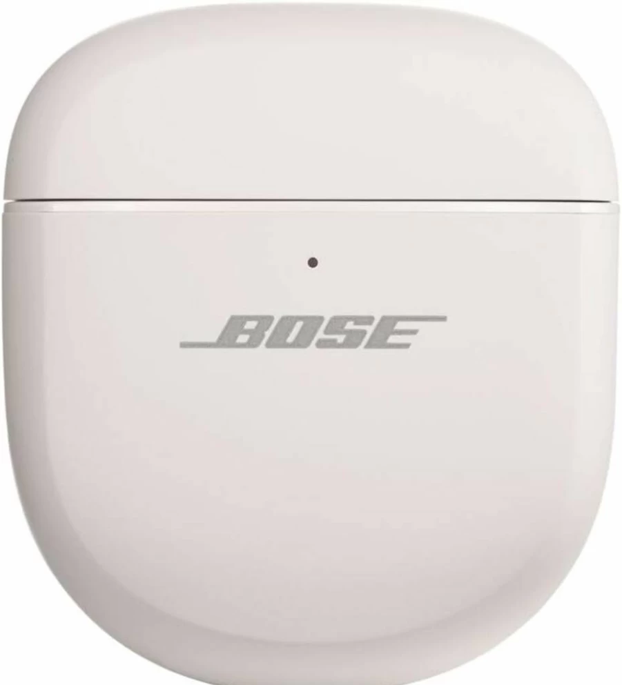 Bose QuietComfort Ultra Wireless Earbuds with Charging Case - White Smoke Noise Cancelling Bluetooth Headphones