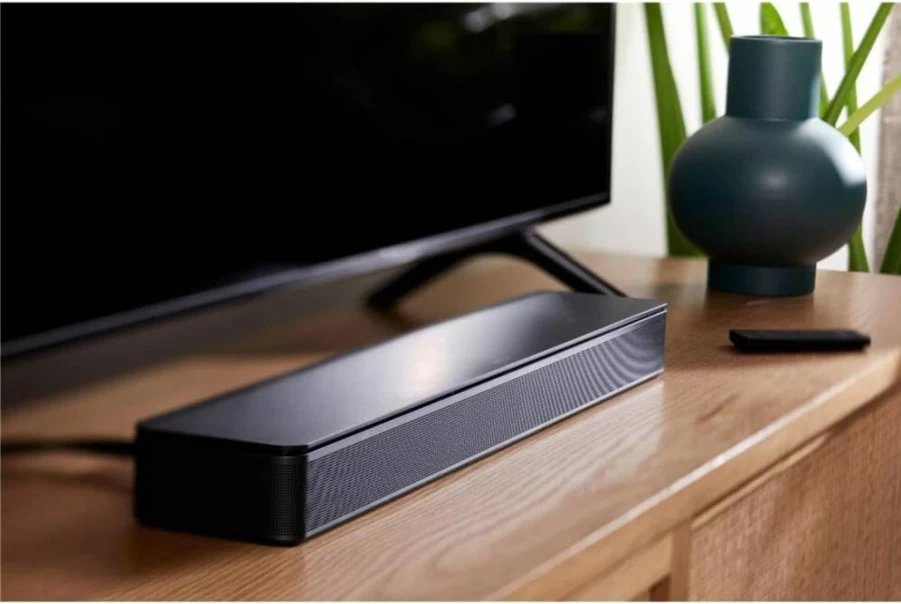 Bose Soundbar for TV - Bluetooth & HDMI-ARC Connectivity, Compact Home Theater Speaker with Remote Control, Black