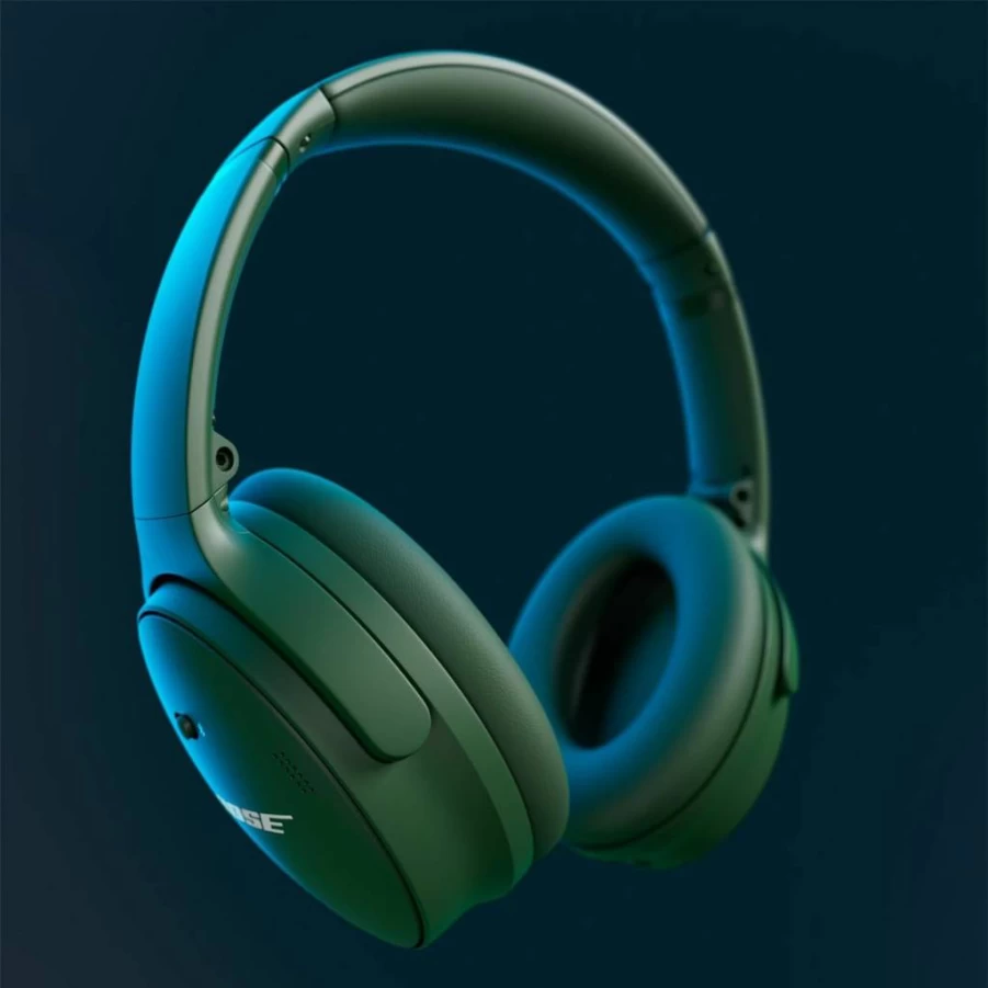 Bose QuietComfort 45 Wireless Bluetooth Noise Cancelling Headphones with Microphone, 24-Hour Battery Life, Deep Bass, Over-Ear Design, Black