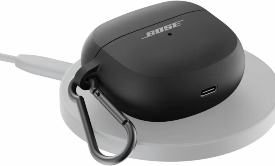 Bose Ultra Open Earbuds Wireless Charging Case Cover - Protective Case for Bose Ultra Earbuds, Compatible with Wireless Charging, Durable Lightweight Design, Black