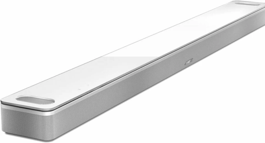 Bose Smart Ultra Soundbar with Dolby Atmos, Alexa & Google Voice Control - Premium White TV Surround Sound System