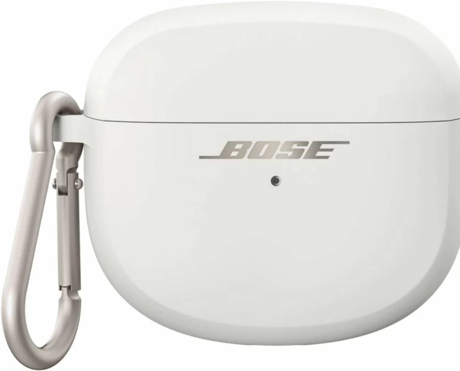 Bose Ultra Open Earbuds Wireless Charging Case Cover - White Replacement Protective Shell for Bose Ultra Earbuds