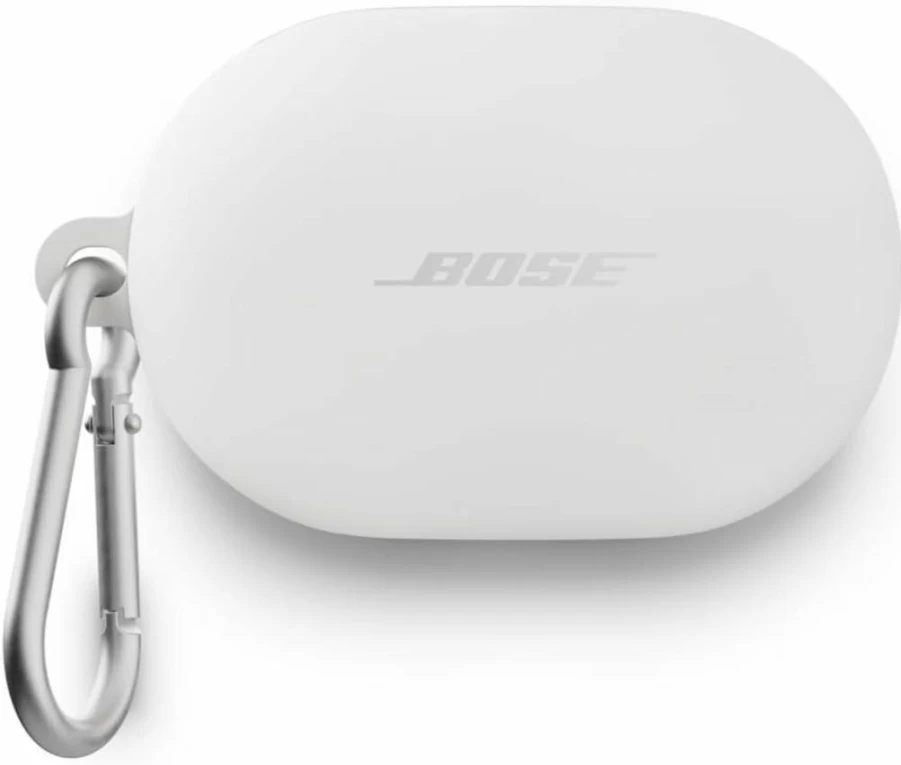 Bose QuietComfort Earbuds Silicone Cover Case with Aluminum Carabiner – Protective & Portable Chilled Lilac Accessory