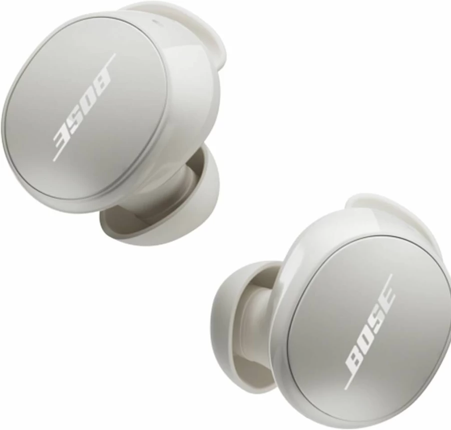 Bose QuietComfort True Wireless Earbuds with Active Noise Cancelling, Bluetooth 5.1, IPX4 Water Resistance, 8.5-Hour Battery, Deep Bass, Built-in Mic, Twilight Blue Limited Edition
