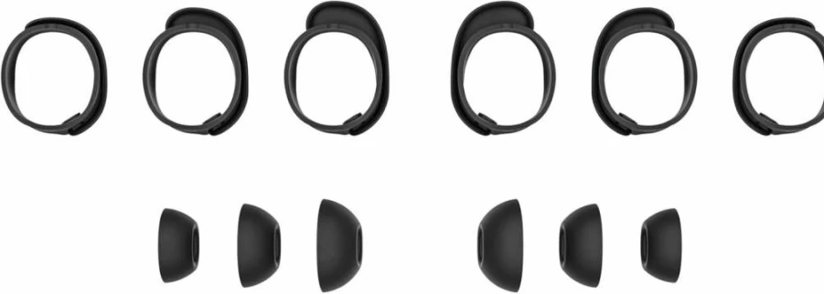 Bose QuietComfort Ultra Eartip Fit Kit Replacement Ear Tips (Small, Medium, Large) - Black - Compatible with QC Ultra Headphones