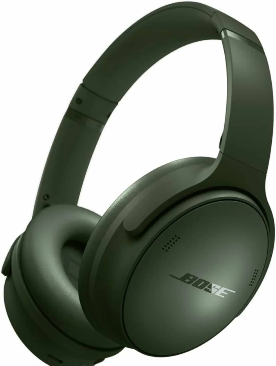 Bose QuietComfort 45 Wireless Bluetooth Noise Cancelling Headphones with Microphone, 24-Hour Battery Life, Deep Bass, Over-Ear Design, Sandstone Color