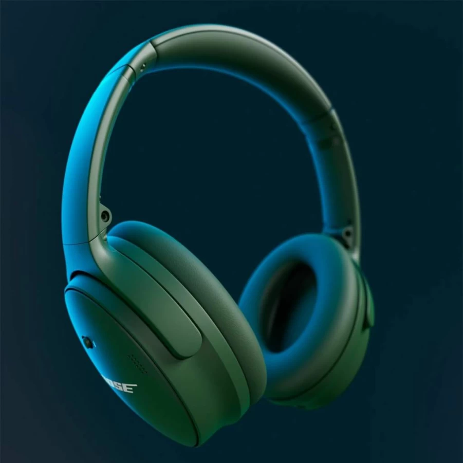 Bose QuietComfort 45 Wireless Bluetooth Noise Cancelling Headphones with Microphone, 24-Hour Battery Life, Deep Bass, Over-Ear Design, Sandstone Color