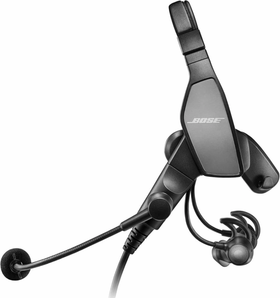 Bose ProFlight Series 2 Bluetooth Aviation Headset with Dual Plug Cable - Black